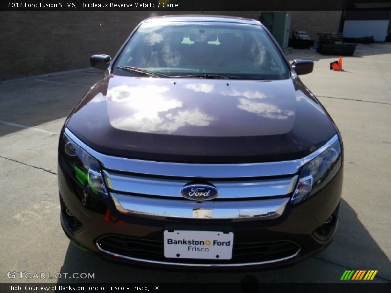 Bordeaux Reserve Metallic / Camel 2012 Ford Fusion SE V6