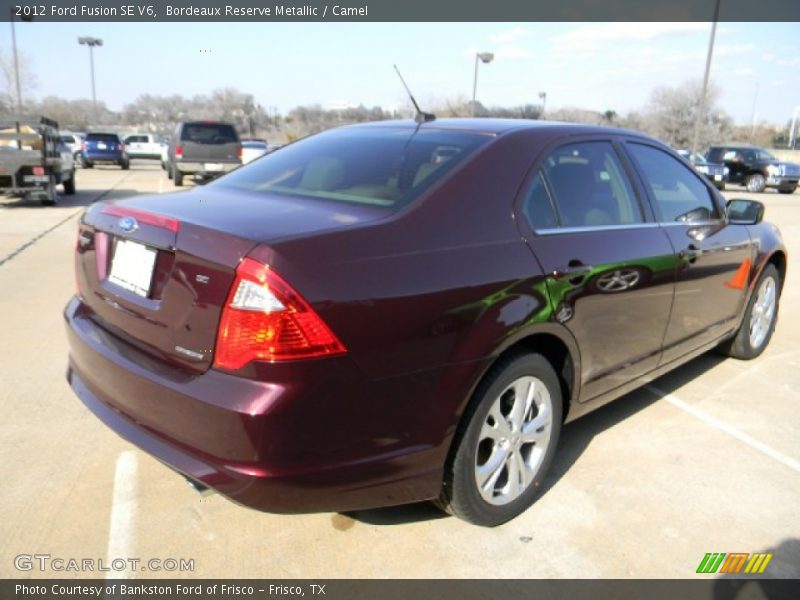 Bordeaux Reserve Metallic / Camel 2012 Ford Fusion SE V6