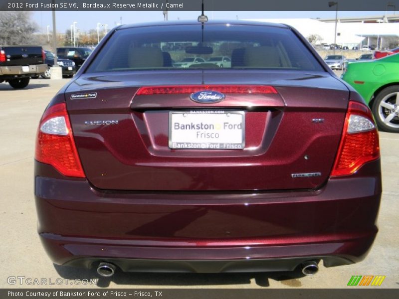 Bordeaux Reserve Metallic / Camel 2012 Ford Fusion SE V6