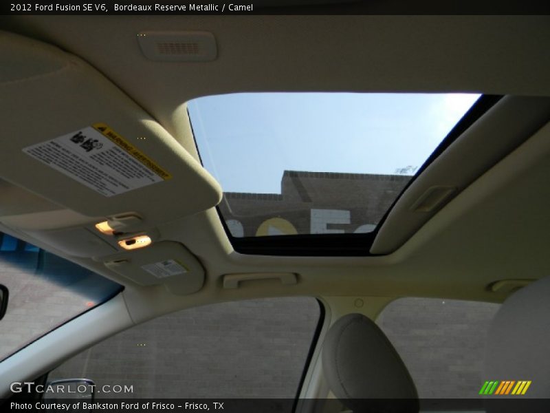 Bordeaux Reserve Metallic / Camel 2012 Ford Fusion SE V6