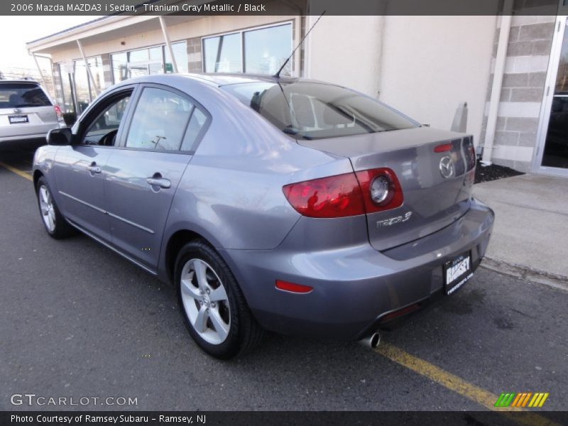 Titanium Gray Metallic / Black 2006 Mazda MAZDA3 i Sedan