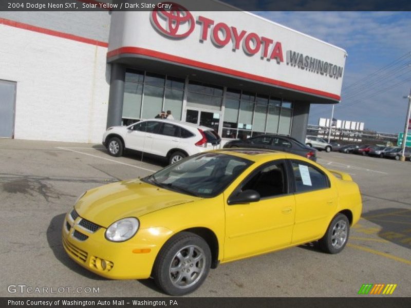 Solar Yellow / Dark Slate Gray 2004 Dodge Neon SXT