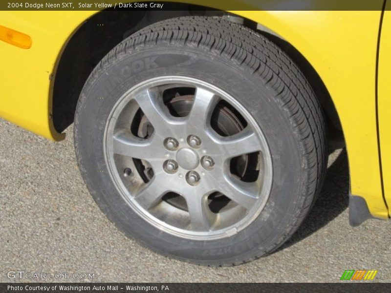 Solar Yellow / Dark Slate Gray 2004 Dodge Neon SXT