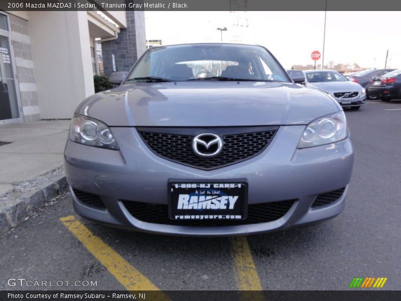 Titanium Gray Metallic / Black 2006 Mazda MAZDA3 i Sedan