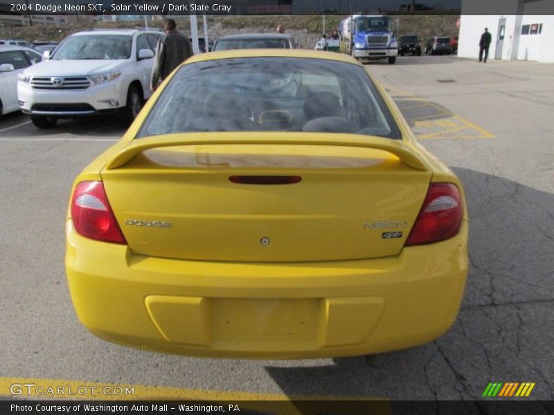 Solar Yellow / Dark Slate Gray 2004 Dodge Neon SXT