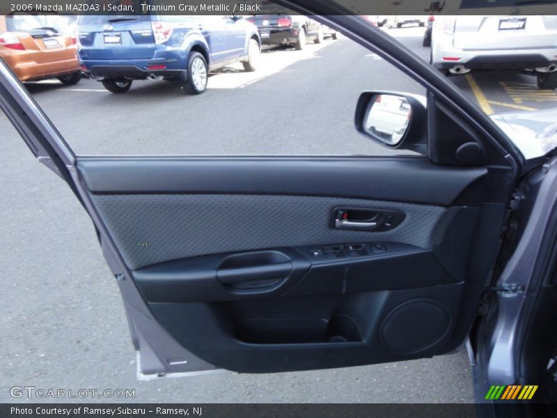 Titanium Gray Metallic / Black 2006 Mazda MAZDA3 i Sedan