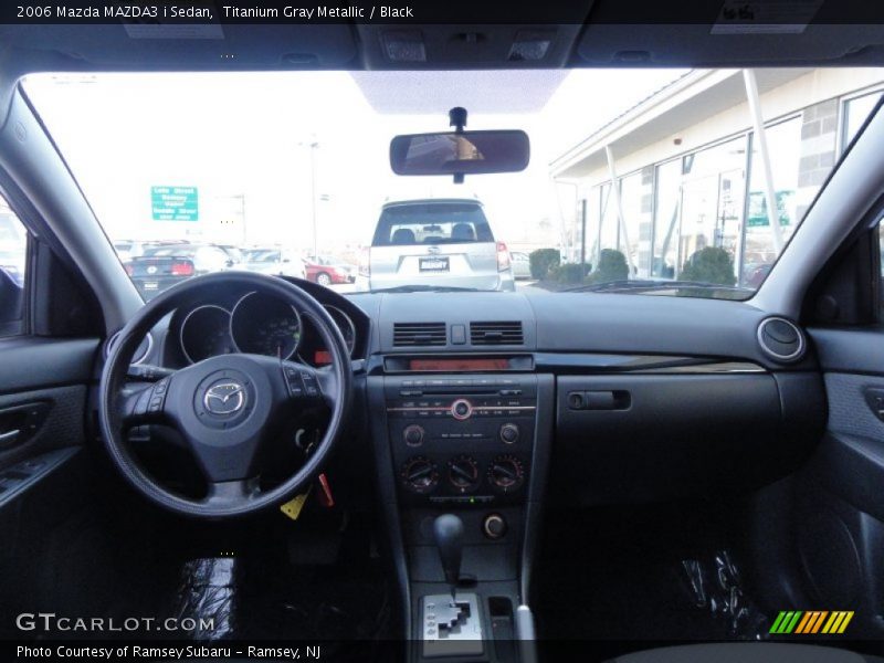 Titanium Gray Metallic / Black 2006 Mazda MAZDA3 i Sedan