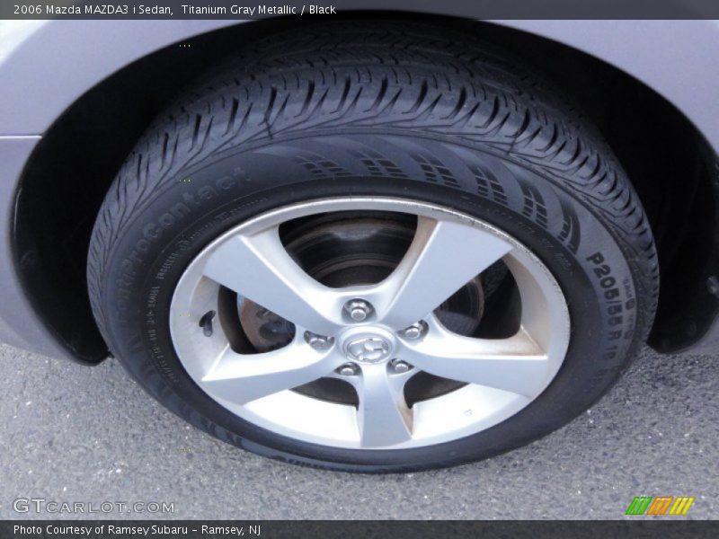 Titanium Gray Metallic / Black 2006 Mazda MAZDA3 i Sedan