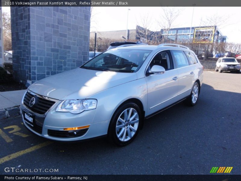 Reflex Silver Metallic / Black 2010 Volkswagen Passat Komfort Wagon