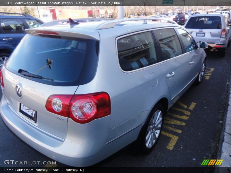Reflex Silver Metallic / Black 2010 Volkswagen Passat Komfort Wagon