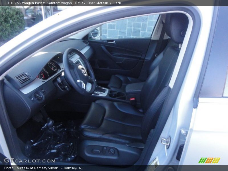 Reflex Silver Metallic / Black 2010 Volkswagen Passat Komfort Wagon