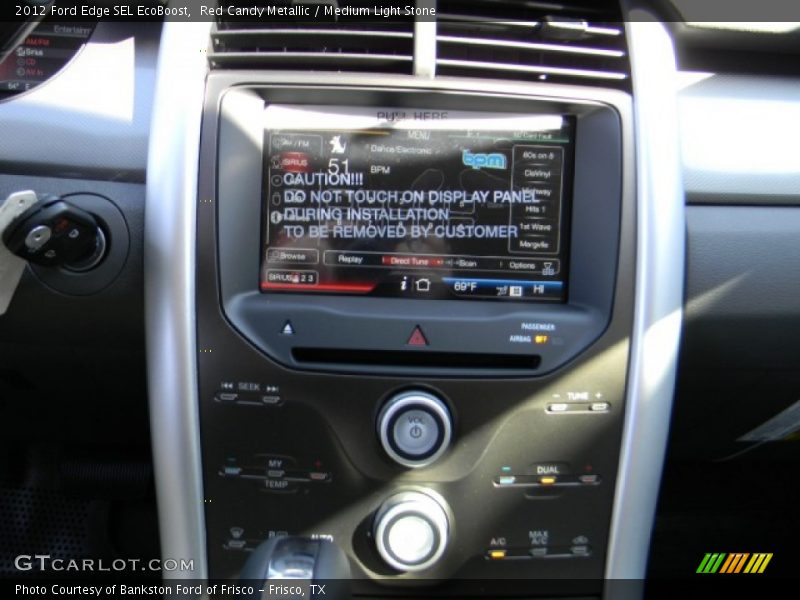 Red Candy Metallic / Medium Light Stone 2012 Ford Edge SEL EcoBoost