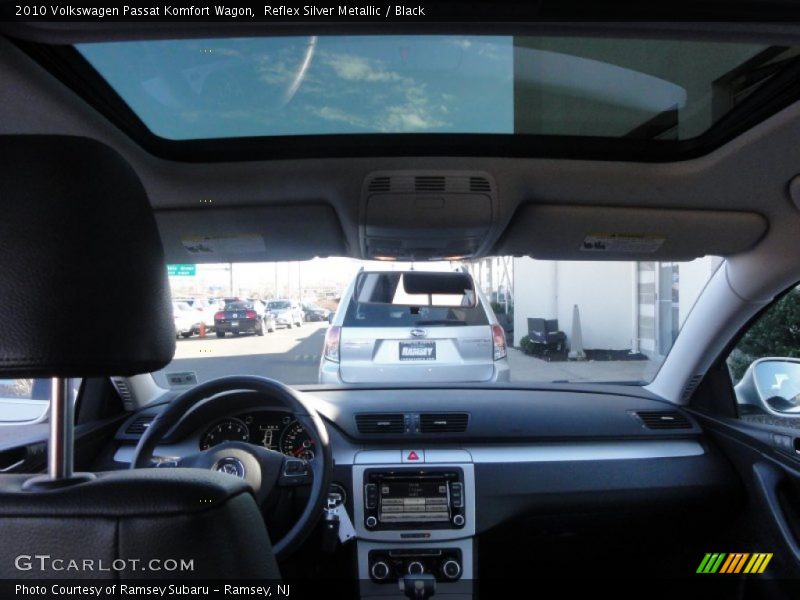 Reflex Silver Metallic / Black 2010 Volkswagen Passat Komfort Wagon