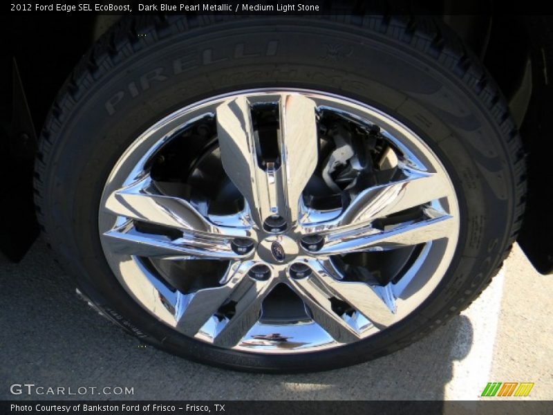 Dark Blue Pearl Metallic / Medium Light Stone 2012 Ford Edge SEL EcoBoost