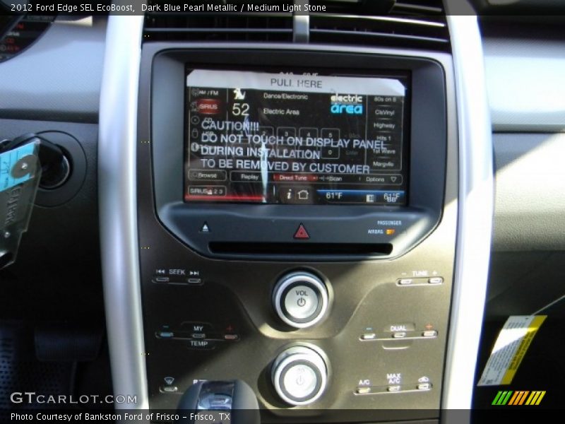 Dark Blue Pearl Metallic / Medium Light Stone 2012 Ford Edge SEL EcoBoost