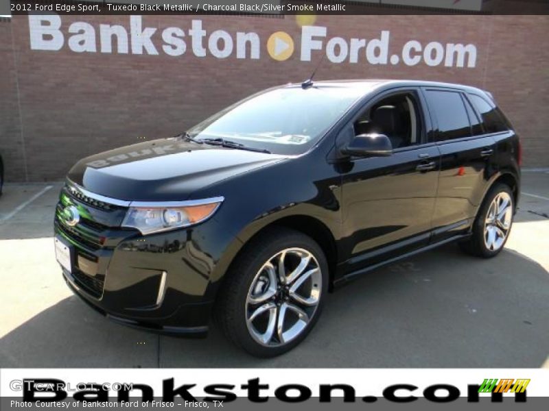 Tuxedo Black Metallic / Charcoal Black/Silver Smoke Metallic 2012 Ford Edge Sport