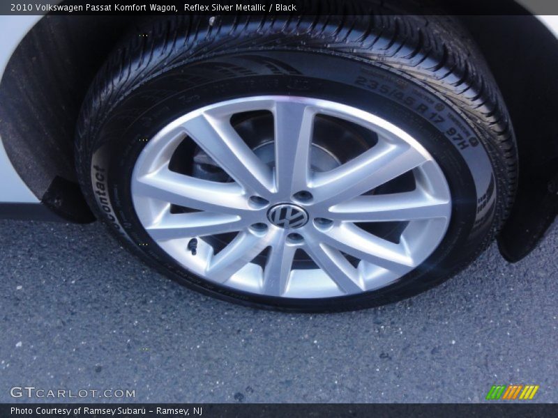 Reflex Silver Metallic / Black 2010 Volkswagen Passat Komfort Wagon
