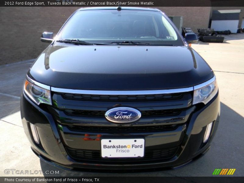 Tuxedo Black Metallic / Charcoal Black/Silver Smoke Metallic 2012 Ford Edge Sport