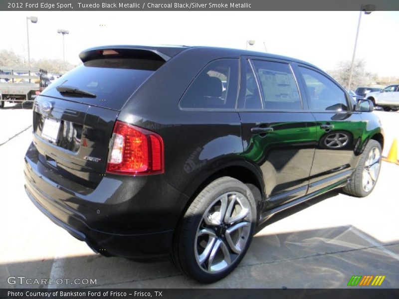 Tuxedo Black Metallic / Charcoal Black/Silver Smoke Metallic 2012 Ford Edge Sport