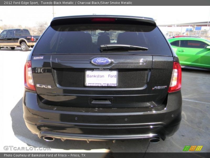 Tuxedo Black Metallic / Charcoal Black/Silver Smoke Metallic 2012 Ford Edge Sport