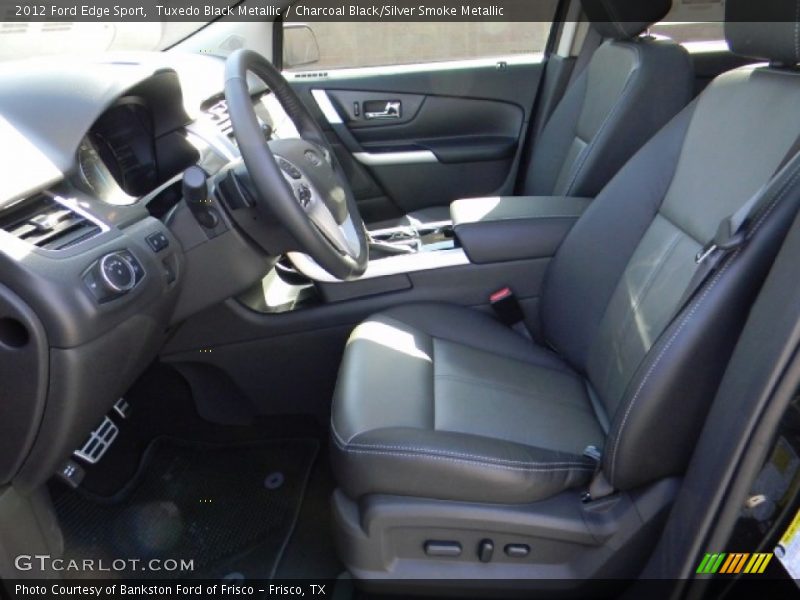 Tuxedo Black Metallic / Charcoal Black/Silver Smoke Metallic 2012 Ford Edge Sport