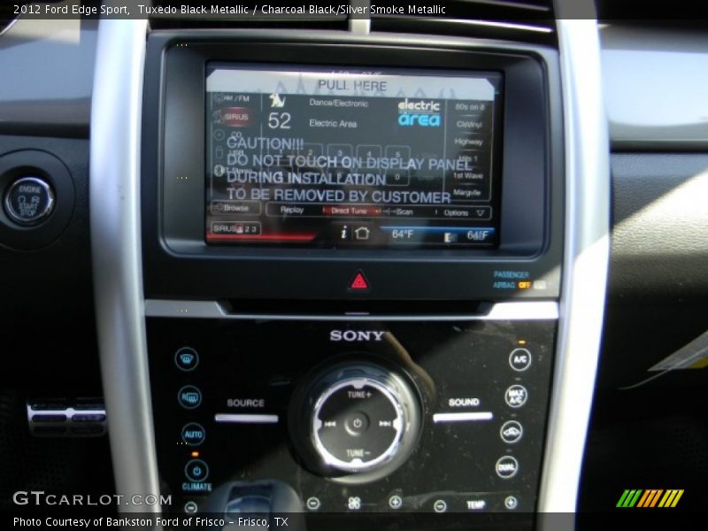 Tuxedo Black Metallic / Charcoal Black/Silver Smoke Metallic 2012 Ford Edge Sport
