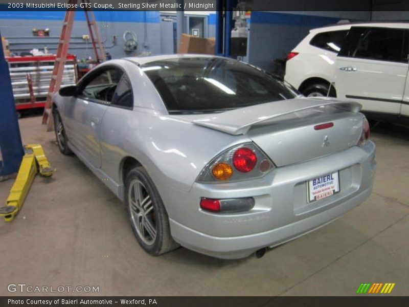 Sterling Silver Metallic / Midnight 2003 Mitsubishi Eclipse GTS Coupe