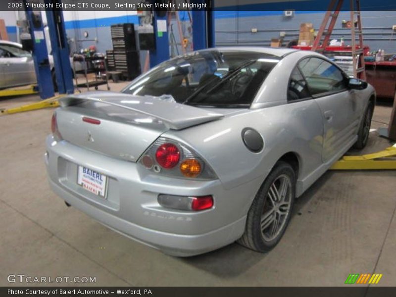 Sterling Silver Metallic / Midnight 2003 Mitsubishi Eclipse GTS Coupe