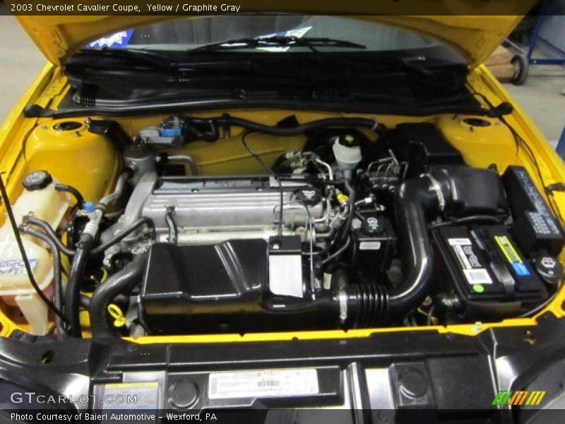  2003 Cavalier Coupe Engine - 2.2 Liter DOHC 16 Valve 4 Cylinder