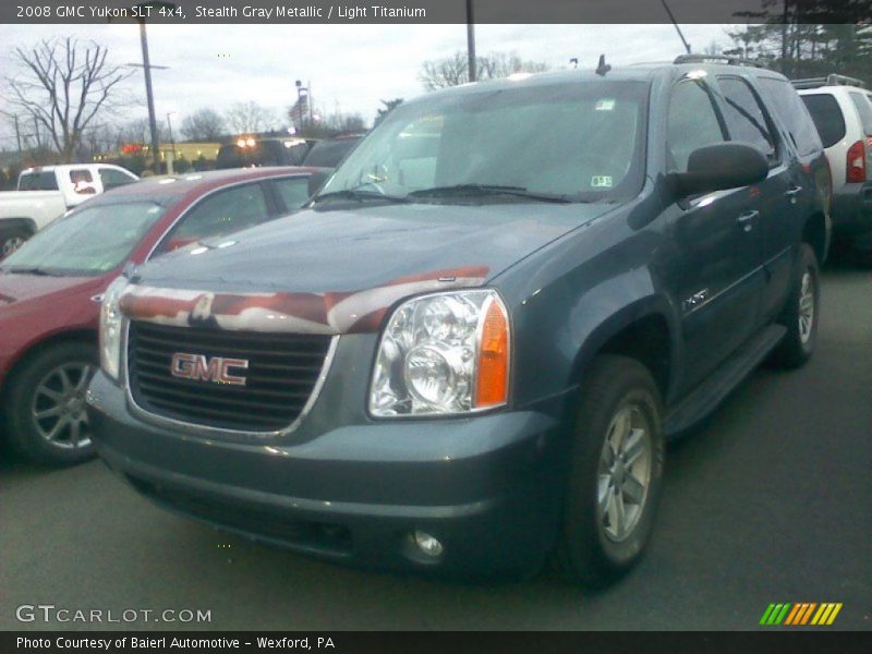 Stealth Gray Metallic / Light Titanium 2008 GMC Yukon SLT 4x4