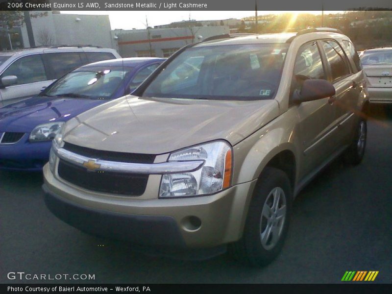 Sandstone Metallic / Light Cashmere 2006 Chevrolet Equinox LS AWD