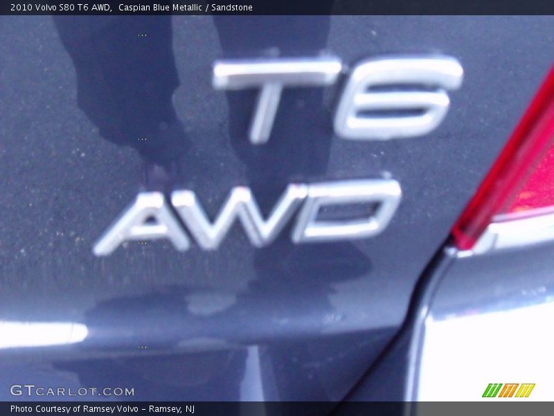 Caspian Blue Metallic / Sandstone 2010 Volvo S80 T6 AWD