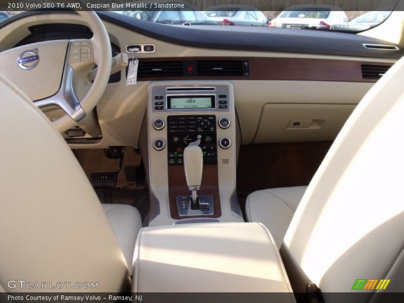 Caspian Blue Metallic / Sandstone 2010 Volvo S80 T6 AWD