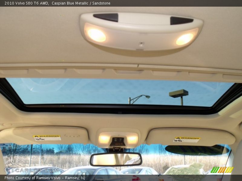 Caspian Blue Metallic / Sandstone 2010 Volvo S80 T6 AWD