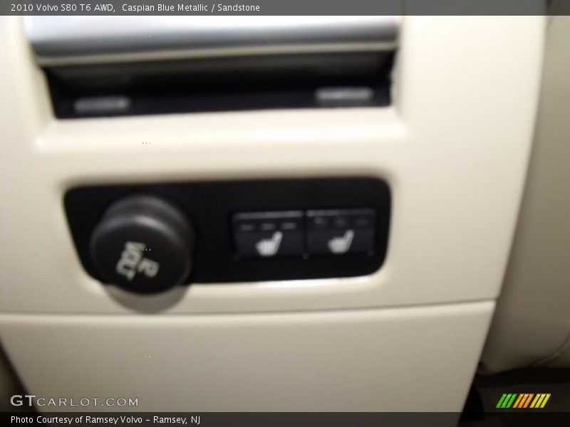Caspian Blue Metallic / Sandstone 2010 Volvo S80 T6 AWD