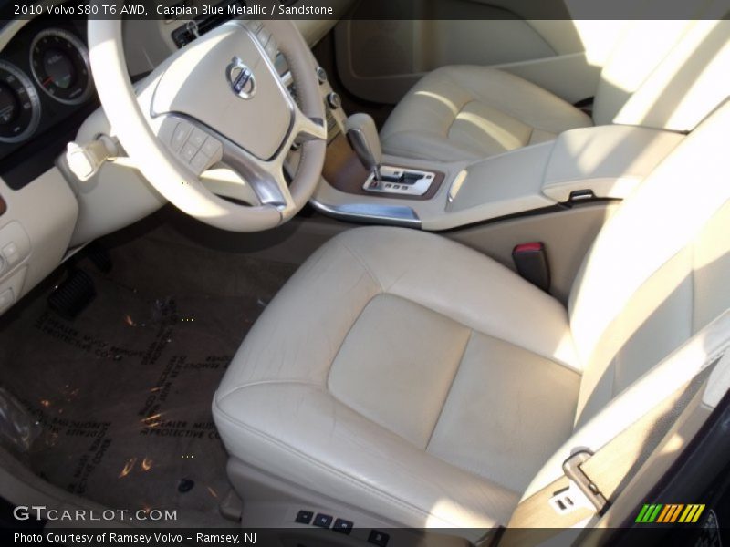 Caspian Blue Metallic / Sandstone 2010 Volvo S80 T6 AWD