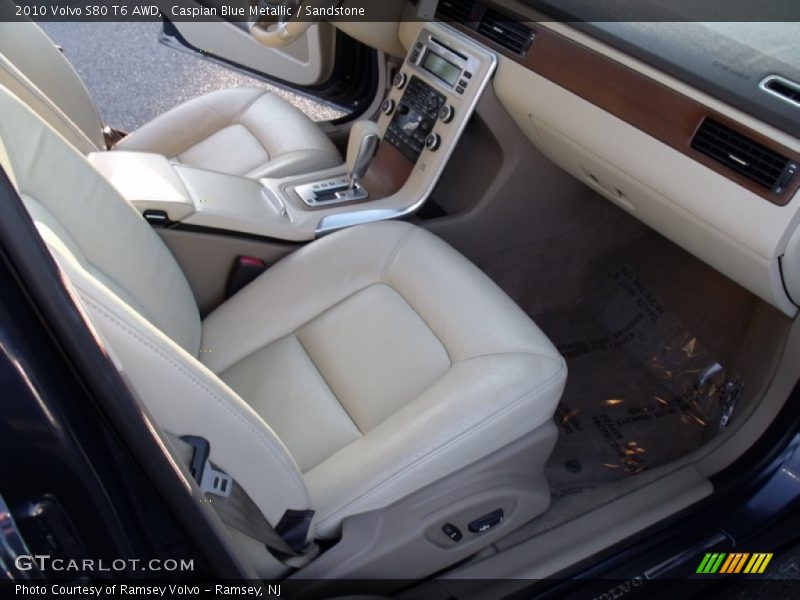 Caspian Blue Metallic / Sandstone 2010 Volvo S80 T6 AWD