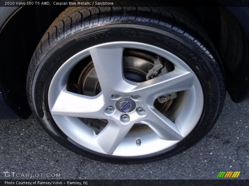 Caspian Blue Metallic / Sandstone 2010 Volvo S80 T6 AWD