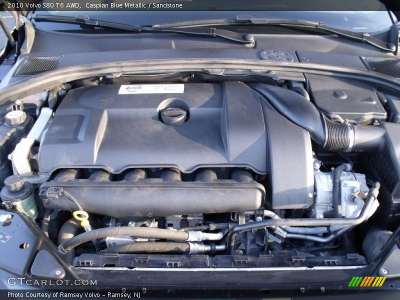 Caspian Blue Metallic / Sandstone 2010 Volvo S80 T6 AWD