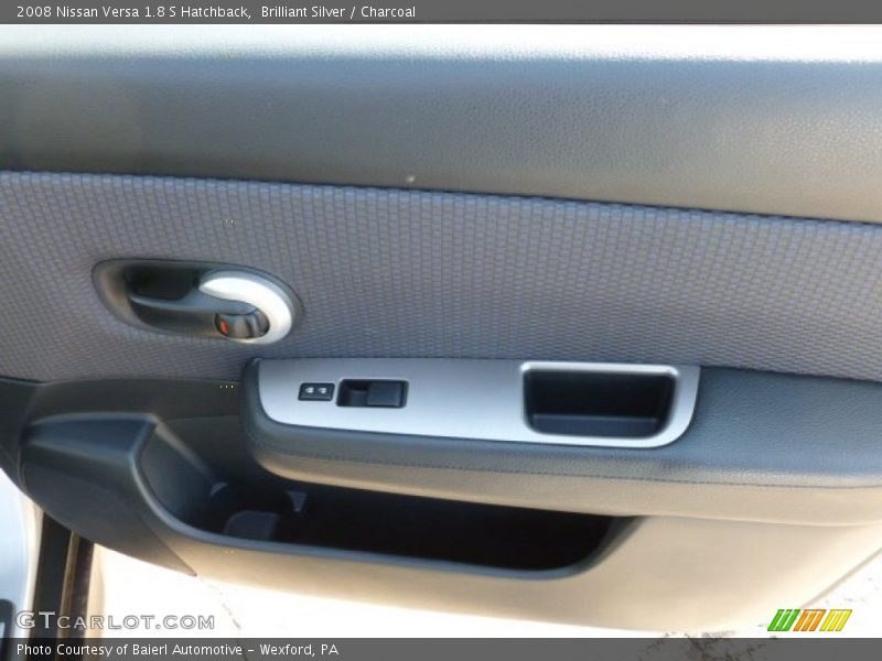 Brilliant Silver / Charcoal 2008 Nissan Versa 1.8 S Hatchback