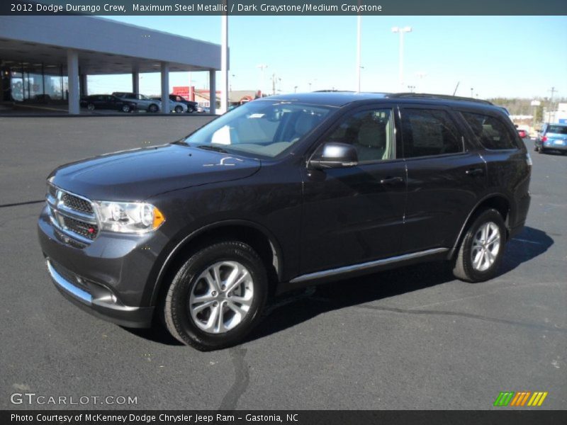 Maximum Steel Metallic / Dark Graystone/Medium Graystone 2012 Dodge Durango Crew