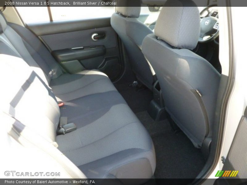 Brilliant Silver / Charcoal 2008 Nissan Versa 1.8 S Hatchback