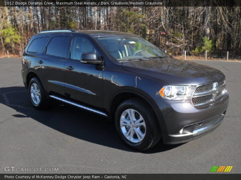 Front 3/4 View of 2012 Durango Crew