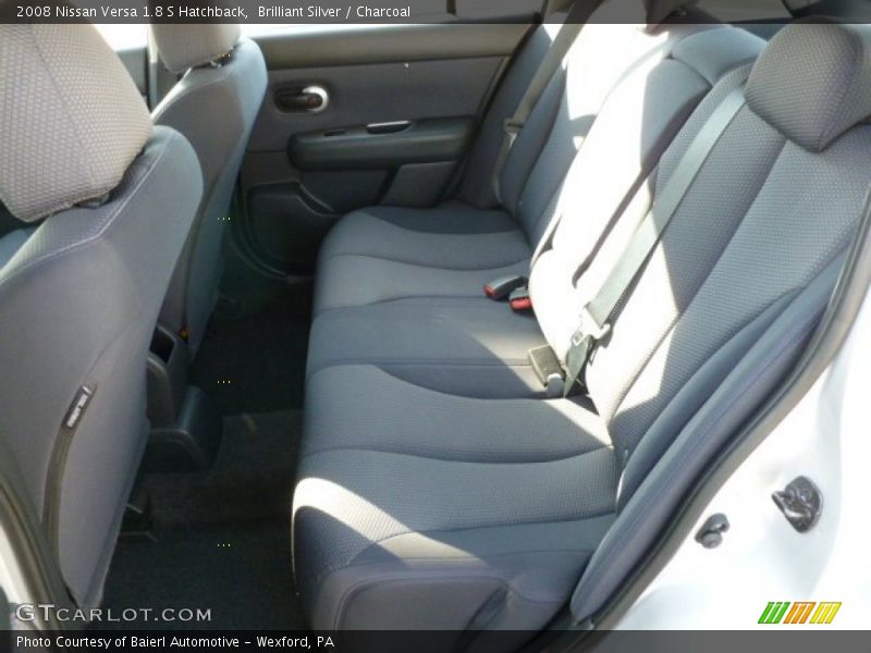 Brilliant Silver / Charcoal 2008 Nissan Versa 1.8 S Hatchback