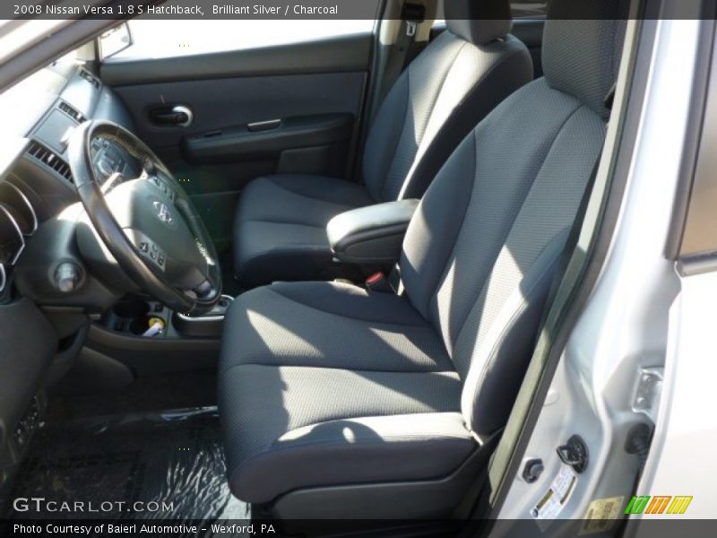 Brilliant Silver / Charcoal 2008 Nissan Versa 1.8 S Hatchback