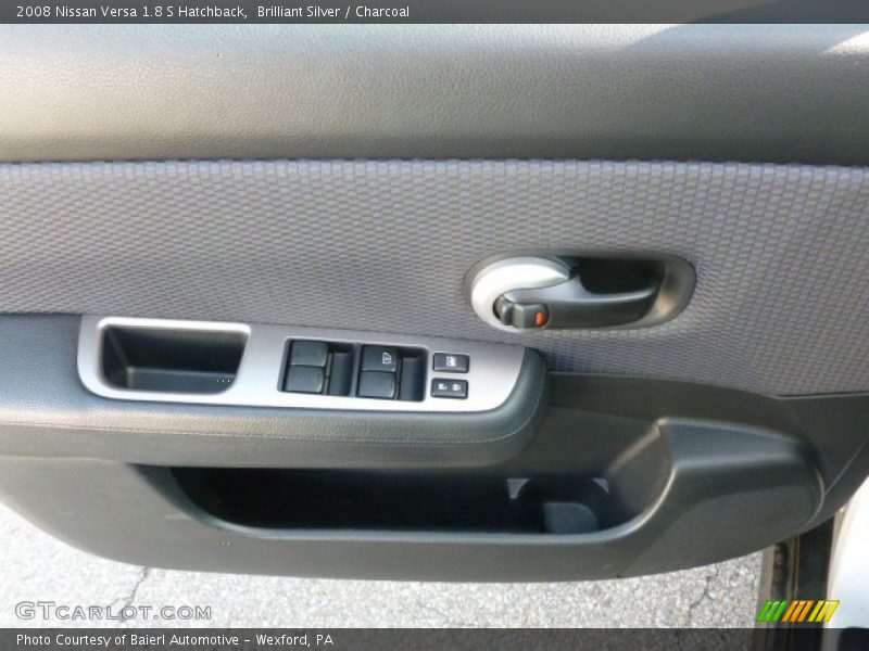 Brilliant Silver / Charcoal 2008 Nissan Versa 1.8 S Hatchback