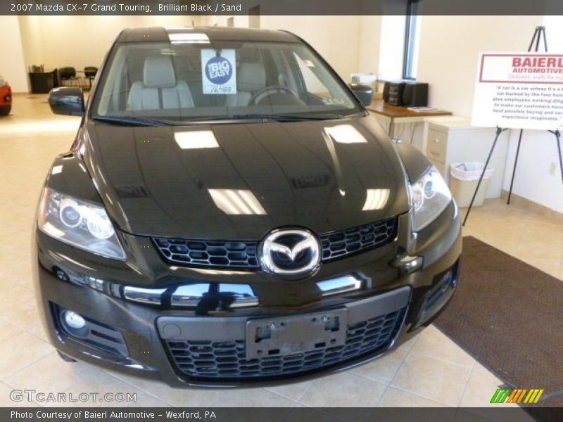 Brilliant Black / Sand 2007 Mazda CX-7 Grand Touring