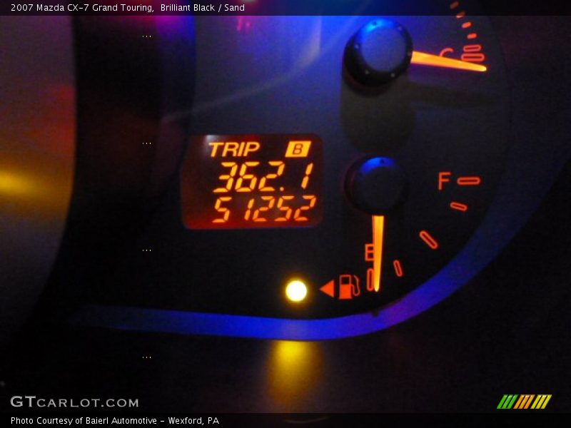 Brilliant Black / Sand 2007 Mazda CX-7 Grand Touring