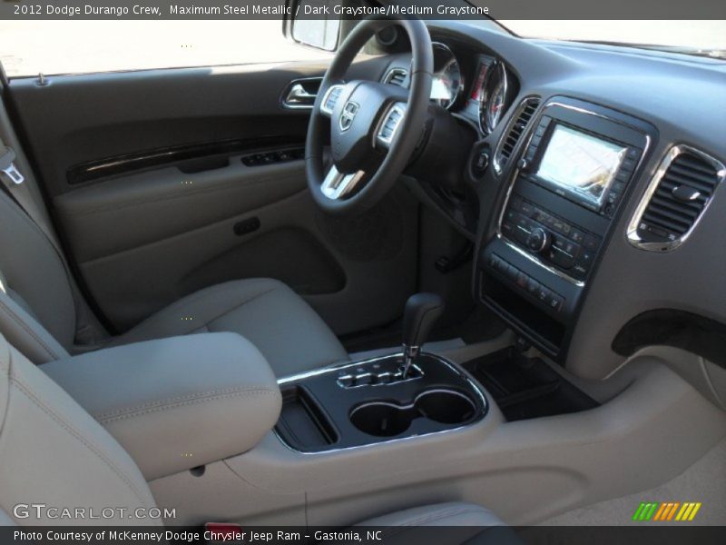 Maximum Steel Metallic / Dark Graystone/Medium Graystone 2012 Dodge Durango Crew