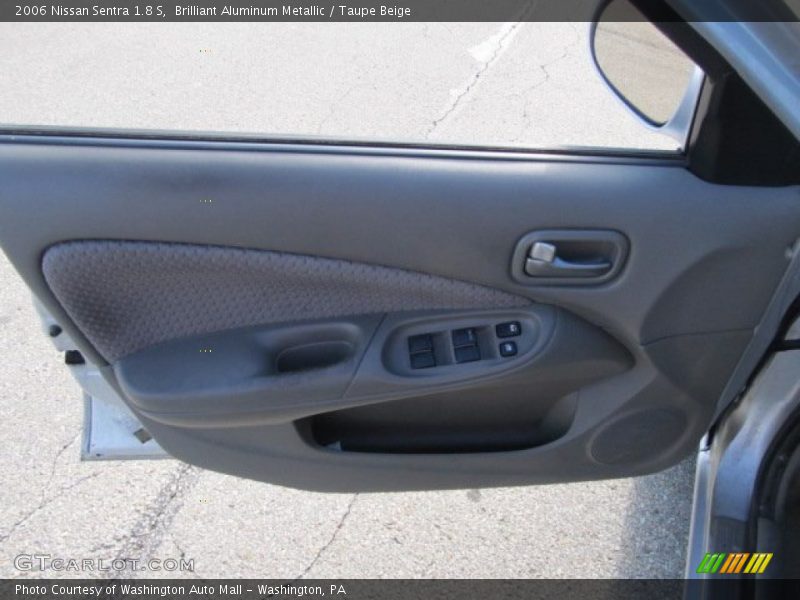Brilliant Aluminum Metallic / Taupe Beige 2006 Nissan Sentra 1.8 S